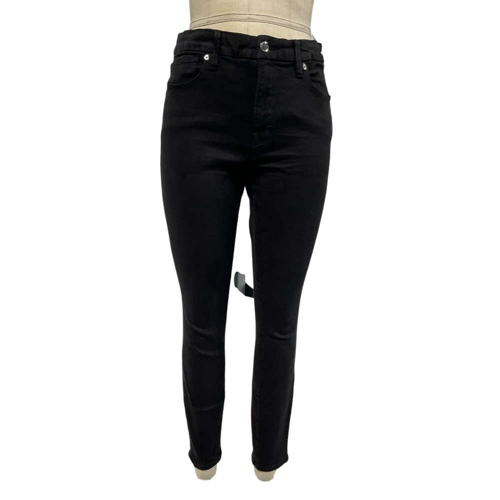Good American Skinny Black Good Legs Denim Jeans Size 8 / 29 - Picture 2 of 6